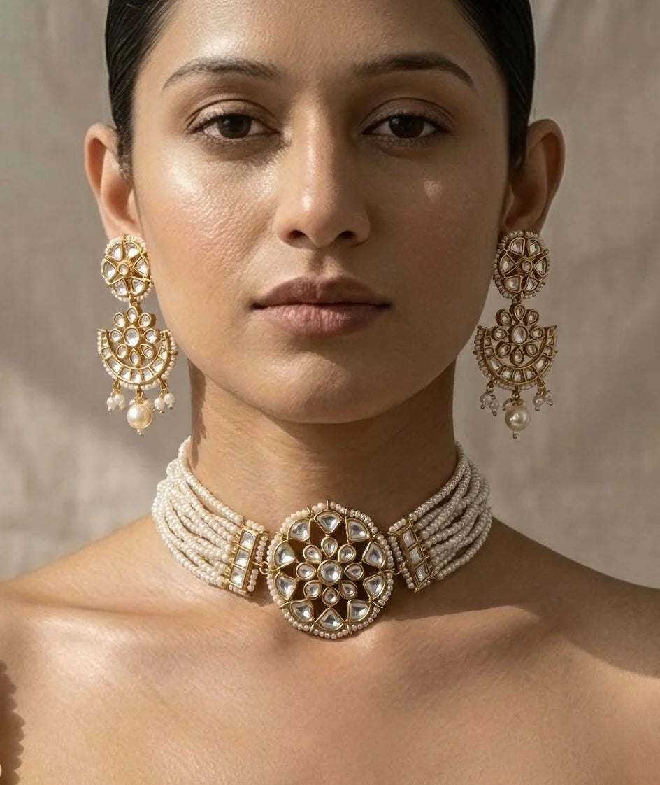 Kundan Chokers for Weddings | Shivanshri.in