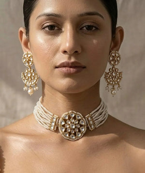 Kundan Chokers for Weddings | Shivanshri.in