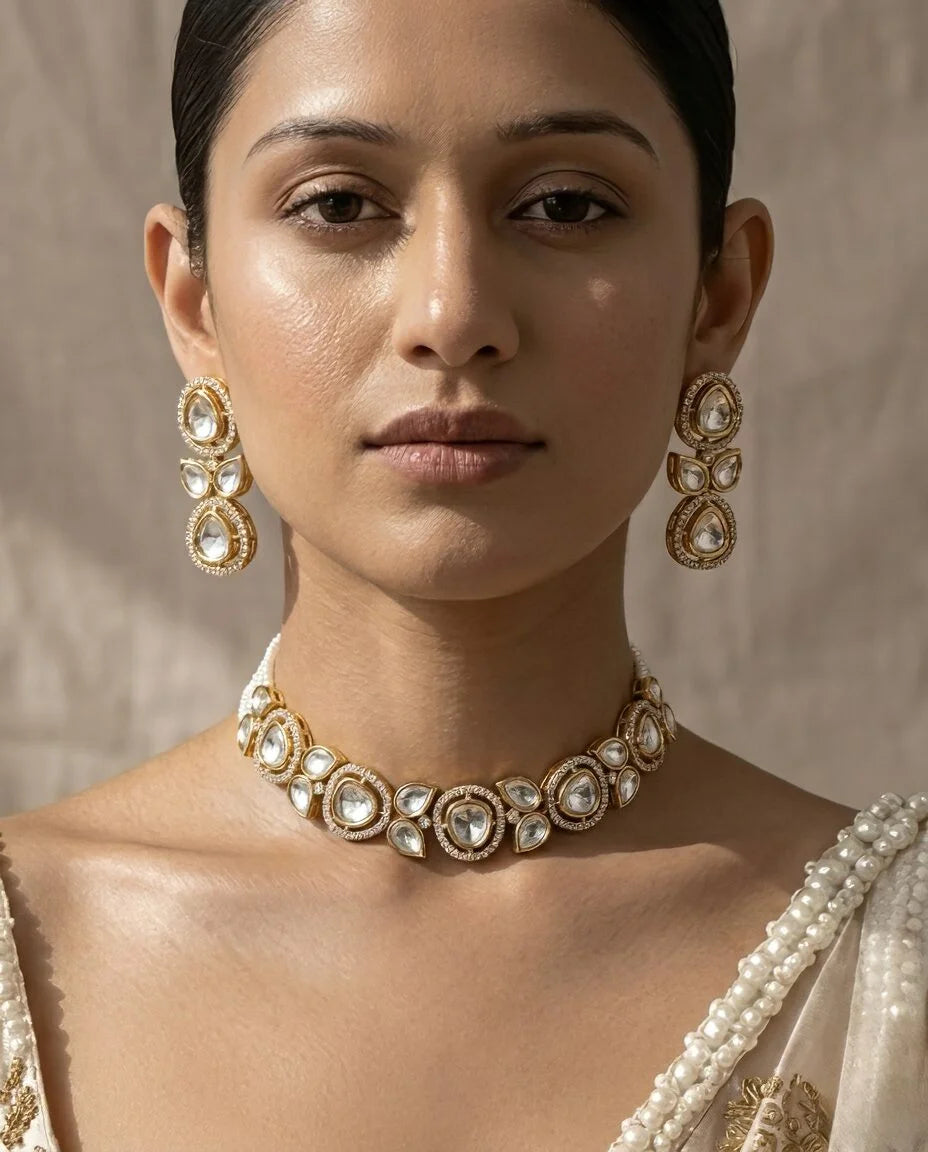 Elevate Your Style with Earrings and Choker Sets