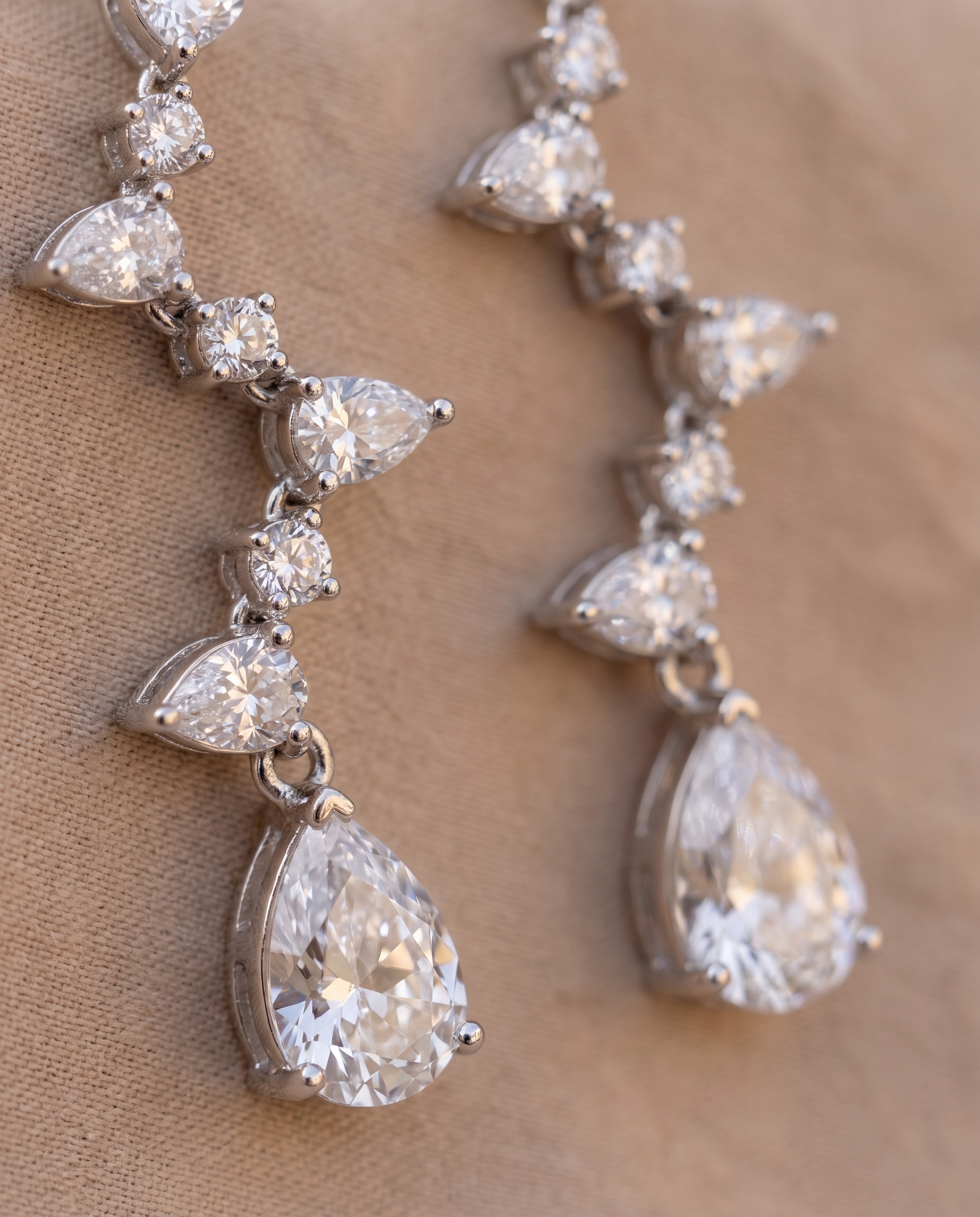 Modern Zig Zag Evening Choker Set