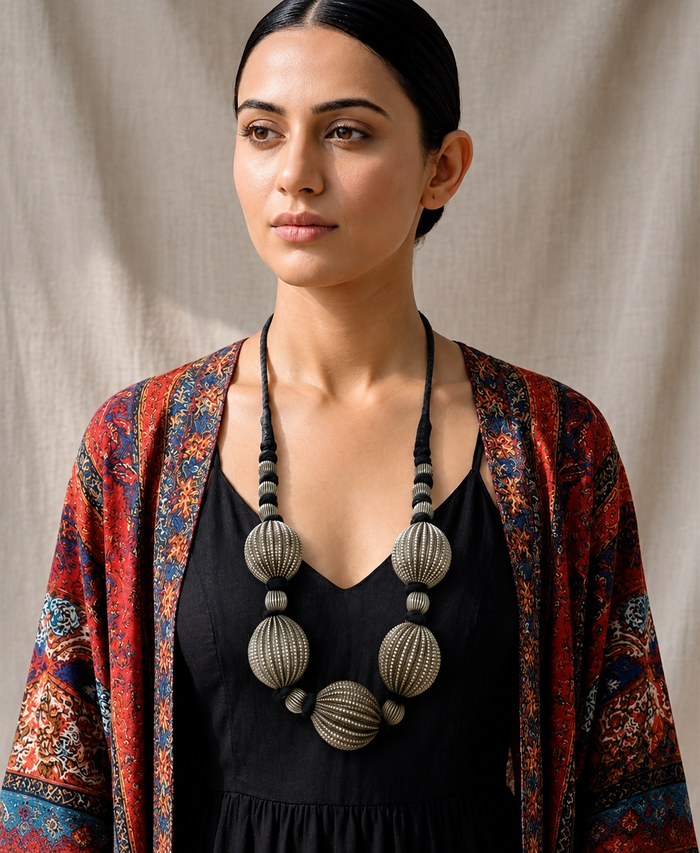 Oxidised silver