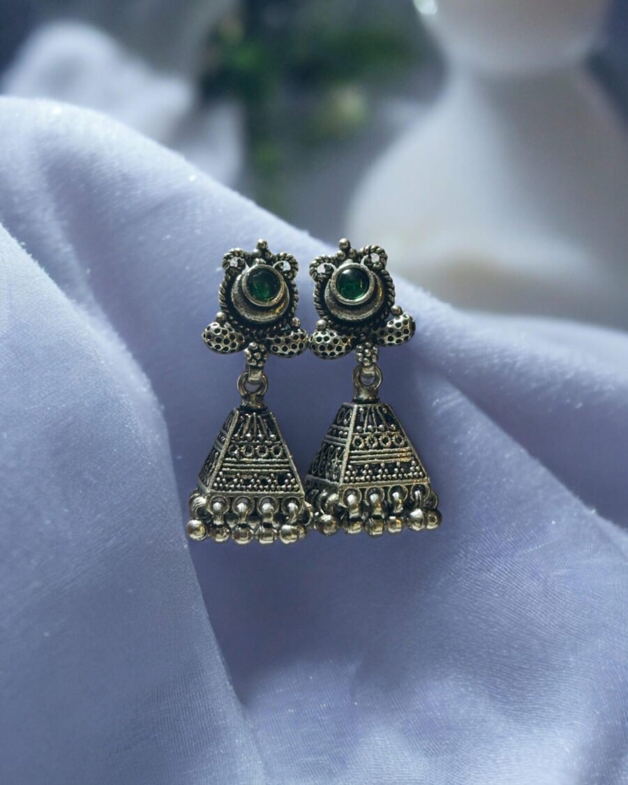silver-92.5-oxidised-earings-jhumki1