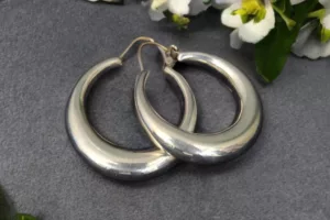 Sterling Silver 925 Hoop Earrings: Timeless Sophistication