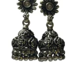 Silver jhumka image