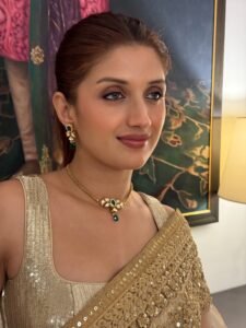 Royal Green Gold Necklace Set