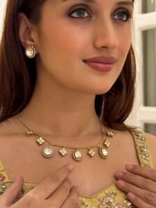 Timeless Gold and Kundan Charm Set