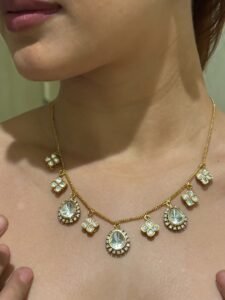 Timeless Gold and Kundan Charm Set